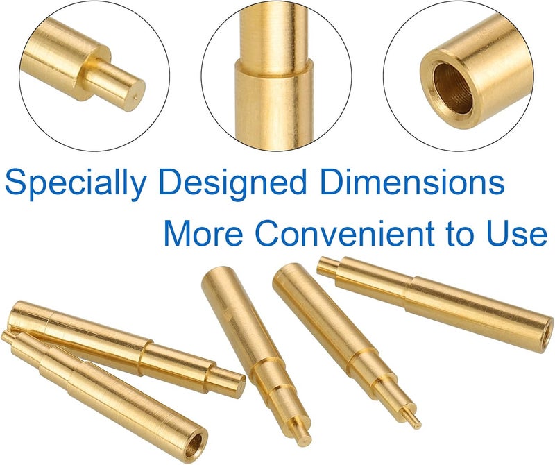 HanTof 5Pcs Heat-set Insert Tips for M2,M2.5,M3,M4,M5 Threaded Inserts, Compatible with 900M T18 ST Hakko FX-888D/FX600 and Weller SP40NKUS/WLC100 Soldering Irons Tips, for Connecting 3D Printed Parts - Image 2